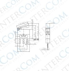 IC-162S Micro Switch Mini Plastik