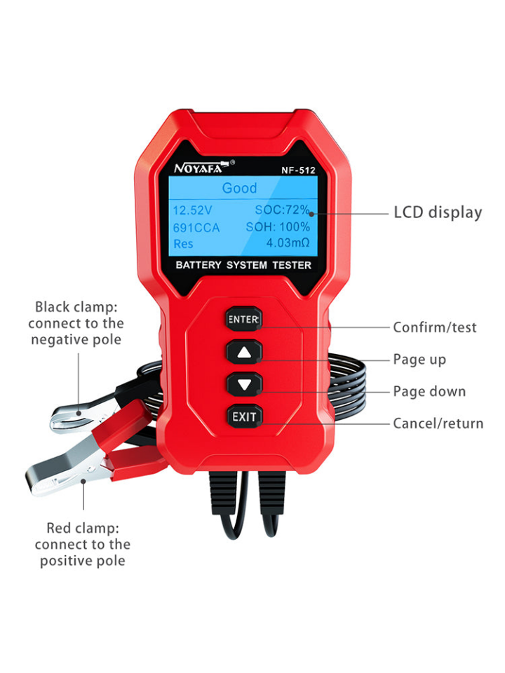 Noyafa NF-512 Akü Test Cihazı