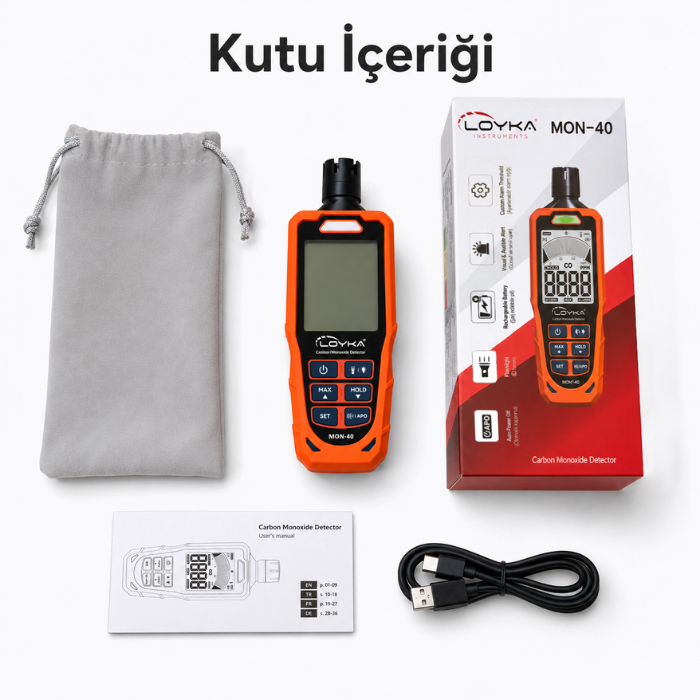 Loyka MON-40 Profesyonel Karbonmonoksit Ölçer