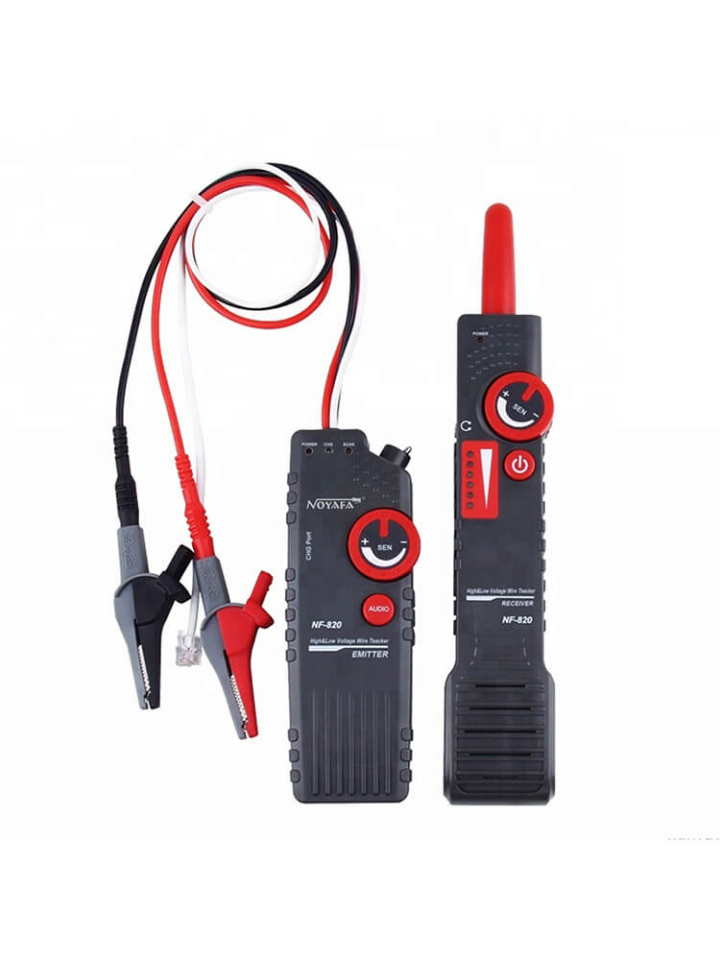 Noyafa NF-820 Kablo/Boru/Tel İçin Yüksek ve Düşük Voltajlı Kablo İzleyici