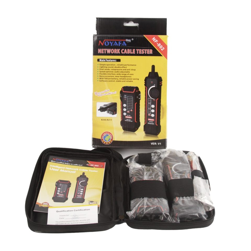 Noyafa NF-802 Akıllı Ağ Kablo Test Cihazı
