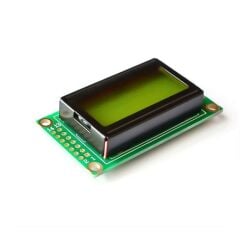 0802A 8x2 Karakter Lcd Modül Yeşil