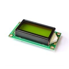 0802A 8x2 Karakter Lcd Modül Yeşil