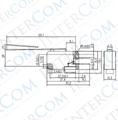 IC-170 Micro Switch Uzun Paletli 3A