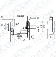 IC-170-0 Micro Switch Paletsiz 3A