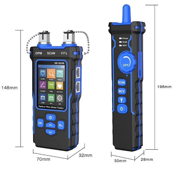 Noyafa NF-8508 Fiber Optik Kablo Bulucu