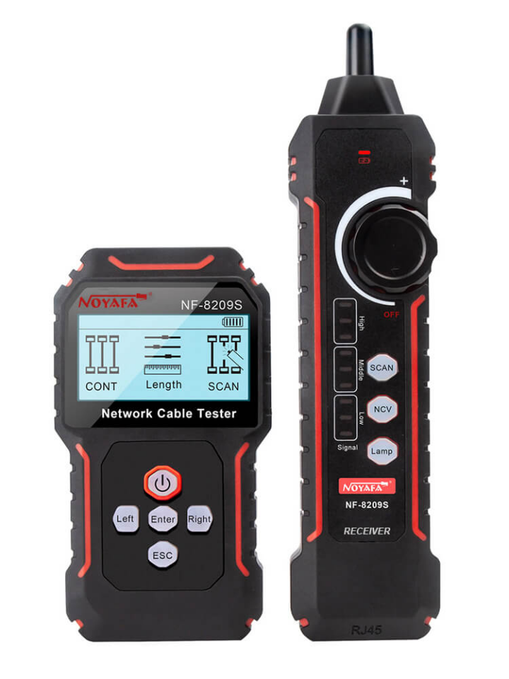 Noyafa NF-8209S Ağ Kablosu Test Cihazı Kablo Bulucu