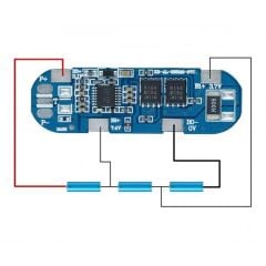 3S 8A 12V BMS Koruma Kartı