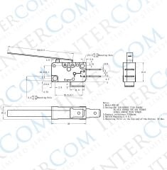 IC-173 Micro Switch Uzun Palet 16A - Ekonomik