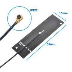 2.4GHz 6dBi Board Anten IPEX1 Siyah