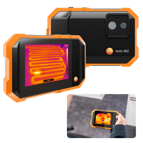Testo 862-1 Dokunmatik Ekranlı Cep Tipi Termal Kamera | 160 x 120