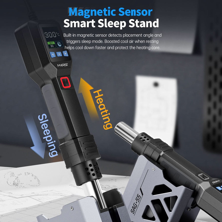 Fnirsi SAG-55 Pro Akıllı 550W Sıcak Hava Tabancası