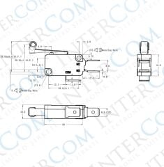 IC-176B Micro Switch Uzun Makara 16A