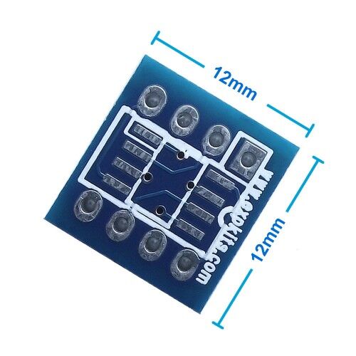 Soic8 to Dip8 Çevirici Pcb