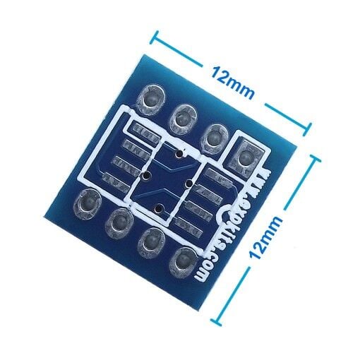 Soic8 to Dip8 Çevirici Pcb