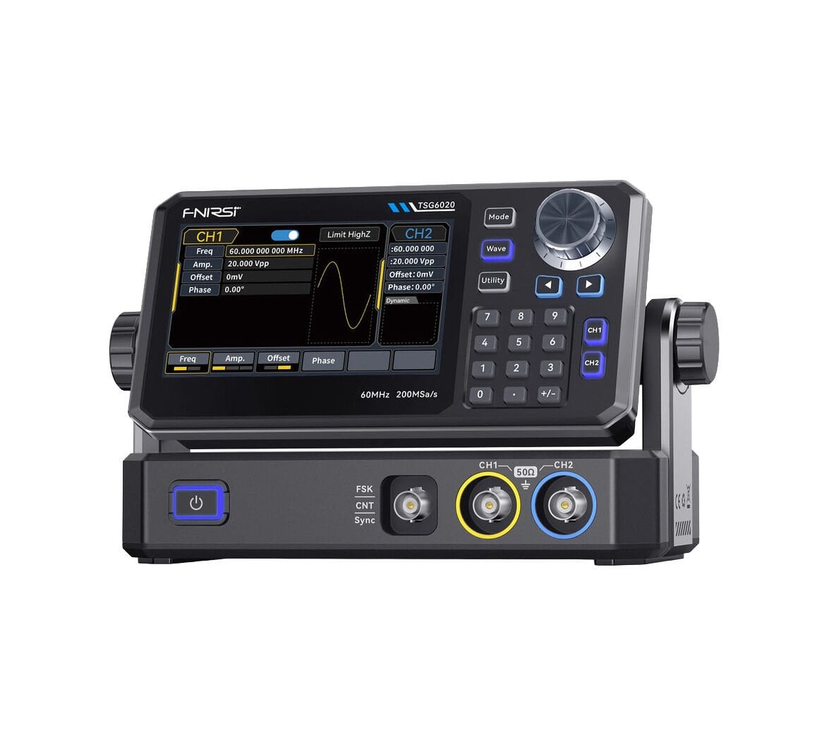 Fnirsi TSG6020 2 Kanallı 60MHz Fonksiyon Sinyal Jeneratörü