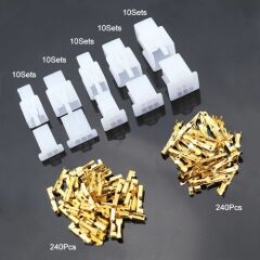 580 Parça 2.8mm 2/3/4/6/9 Pin Soket Seti