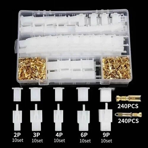 580 Parça 2.8mm 2/3/4/6/9 Pin Soket Seti