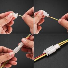 580 Parça 2.8mm 2/3/4/6/9 Pin Soket Seti