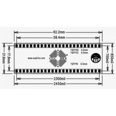 0.5MM TQFP-2 PCB
