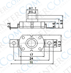 IC-192B Çıt Çıt Anahtar Mini PBS-09