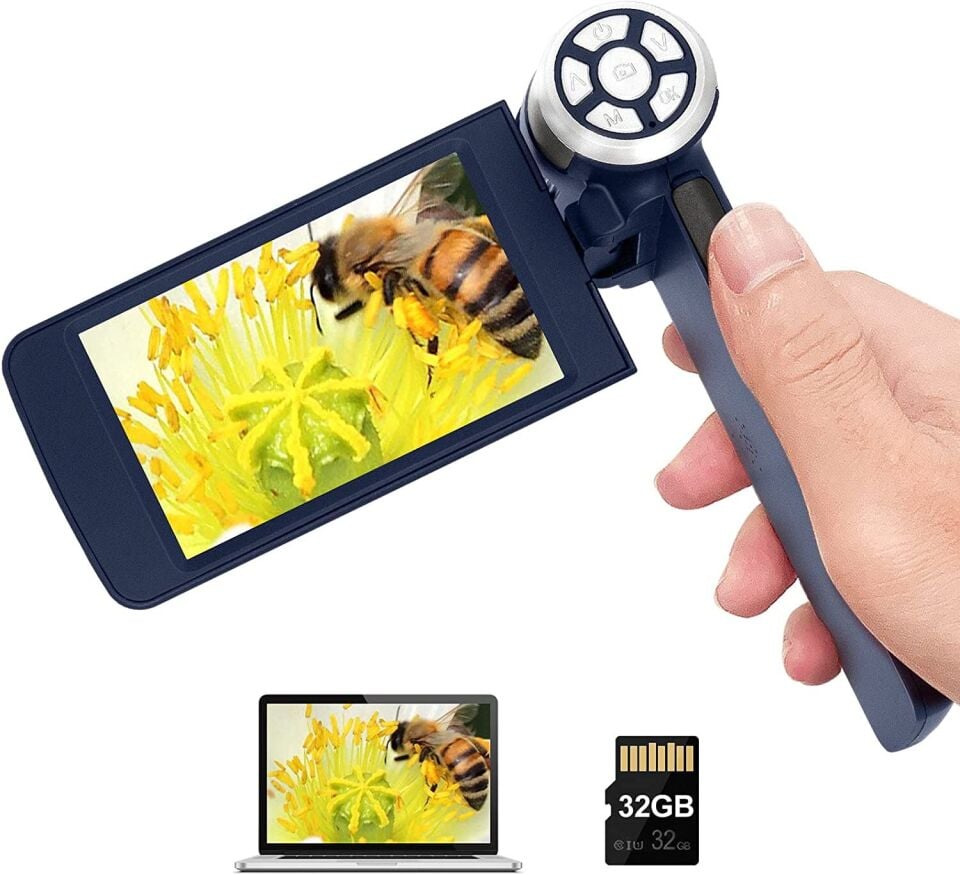 Andonstar AD203S Çocuklar İçin Mikroskop & Teleskop Dijital Dürbün
