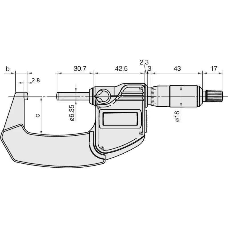 Mitutoyo 395-271-30 Dijital Mikrometre