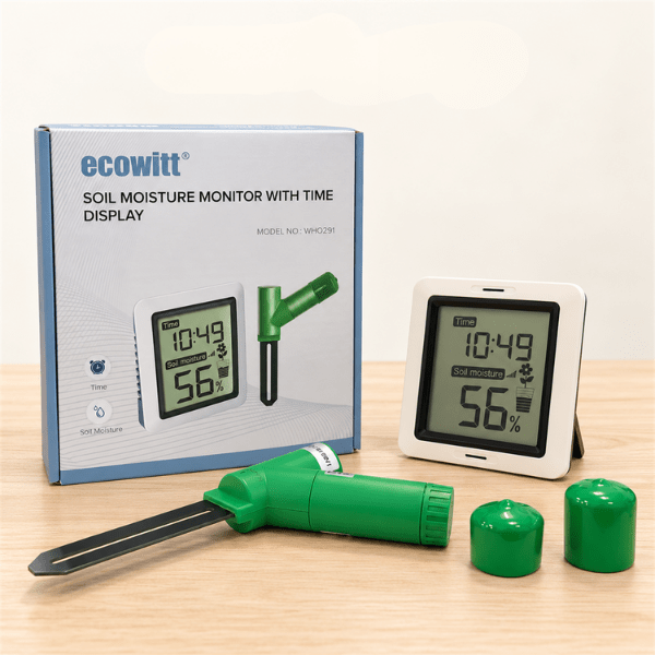 Ecowitt WH0291 Ekranlı Kablosuz Toprak Nem Ölçer