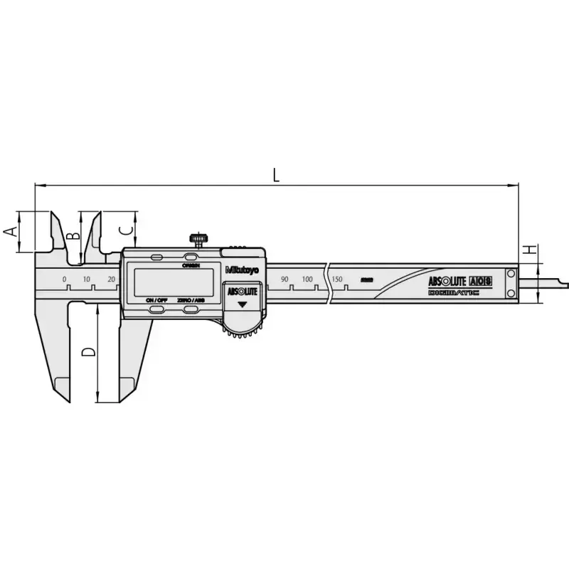 Mitutoyo 500-203-30 Dijital Kumpas