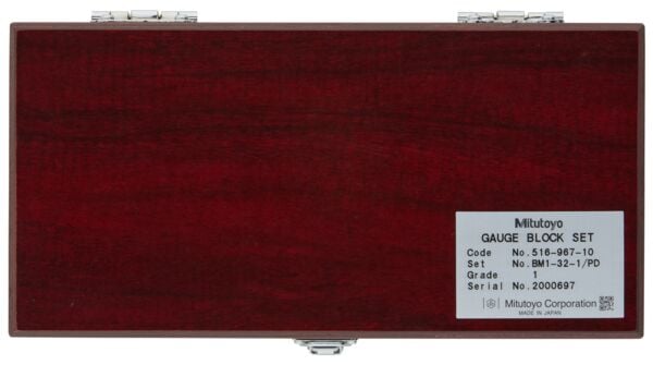 Mitutoyo 516-967-10 Çelik / Seramik Mastar Bloğu Set