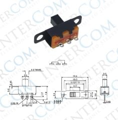 IC-207 Slide Switch ON-OFF 3P