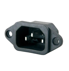 IC-212 C14 Power Soket Erkek Kulaklı AS-05