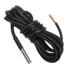 DS18B20 3 Metre Kablolu Su Geçirmez