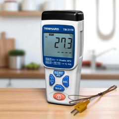 Tenmars TM-311N Tek Girişli K Tipi Termokupl Okuyucu | Kalibrasyon Menülü