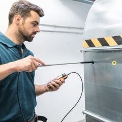 Testo 440 Hava Hızı ve Hacimsel Debi Ölçer | Mini Pervane Problu