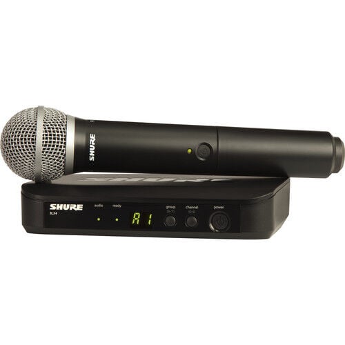 Shure BLX24E/PG58-H8E Profesyonel Kablosuz El Mikrofonu Sistemi