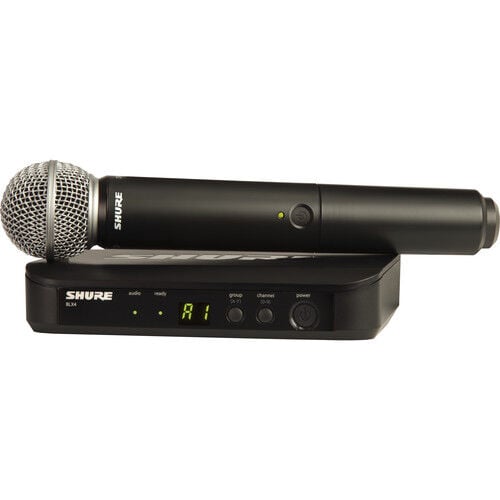 Shure BLX24E/SM58-H8E Profesyonel Kablosuz El Mikrofonu Sistemi