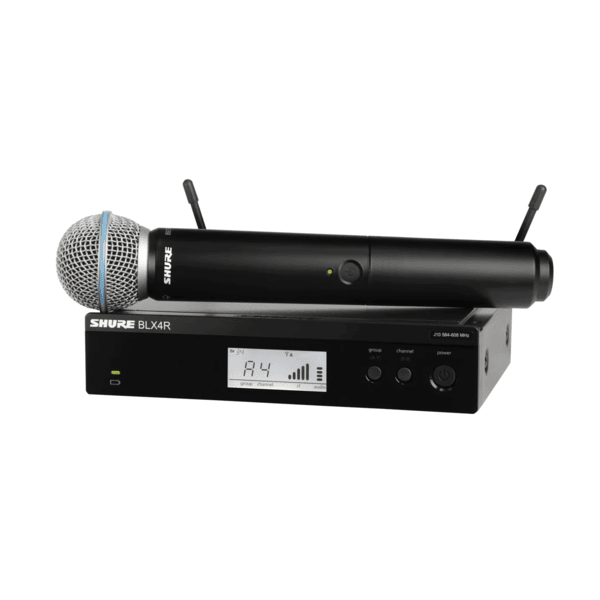 Shure BLX24RE/B58-H8E Profesyonel Rack Tipi Kablosuz El Mikrofonu Sistemi