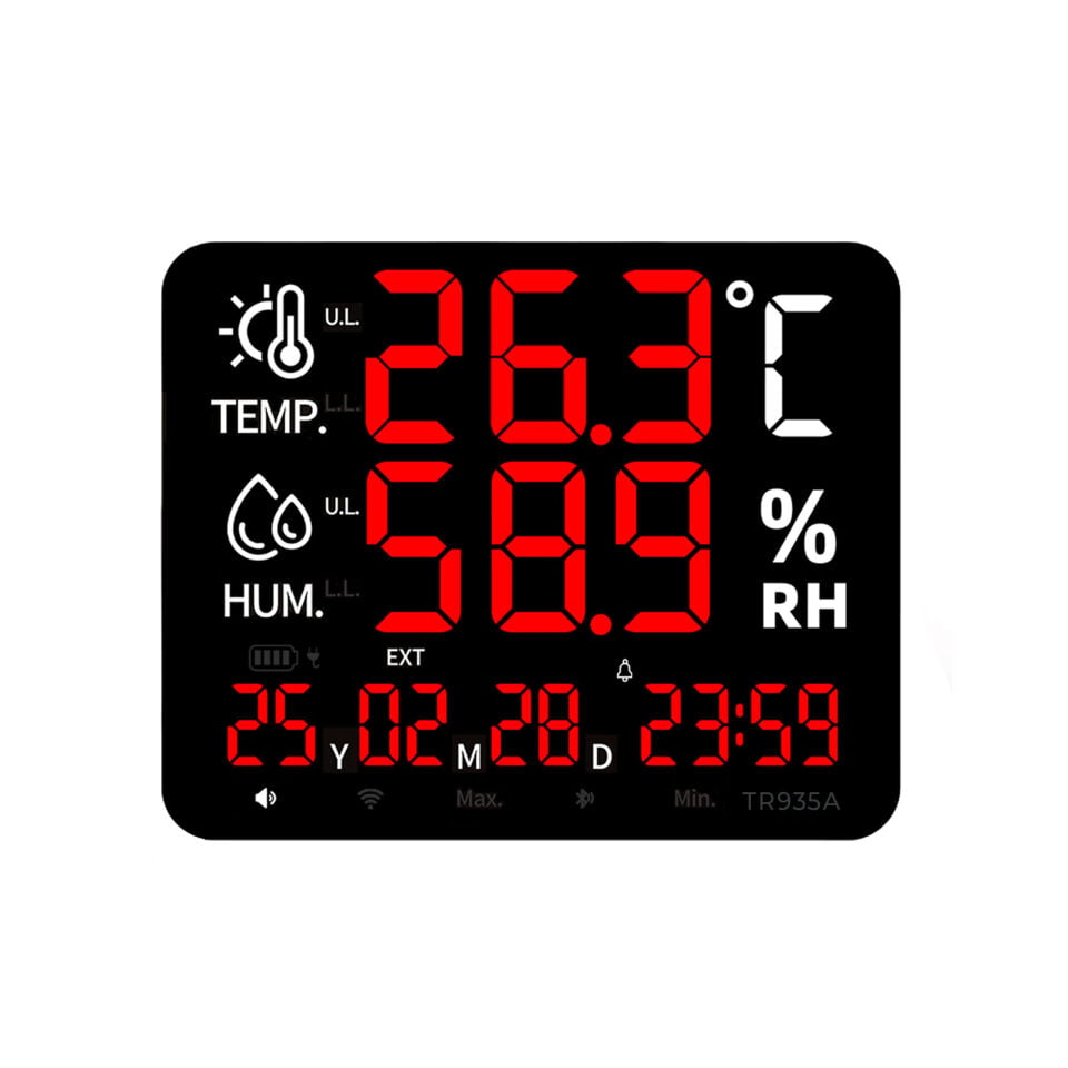 Luvinka TR935A Led Sıcaklık ve Nem Ölçer
