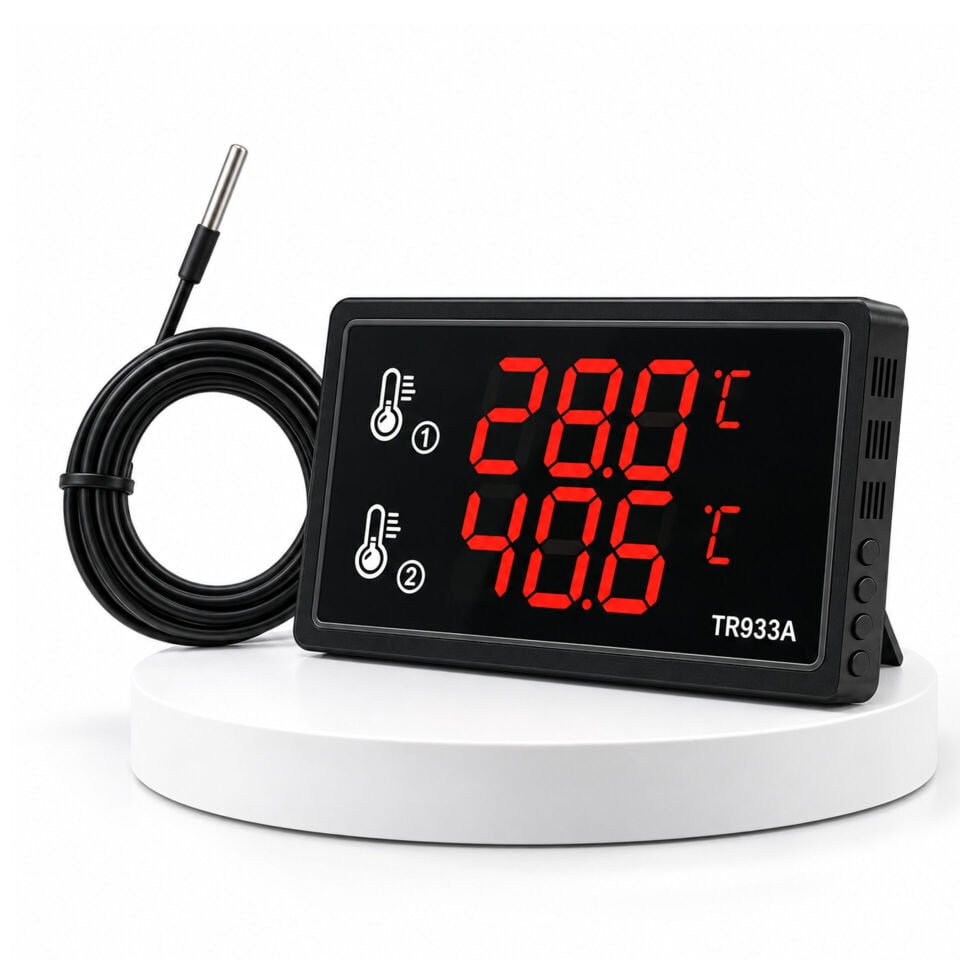 Luvinka TR933A Led Sıcaklık ve Nem Ölçer olarak ( problu )