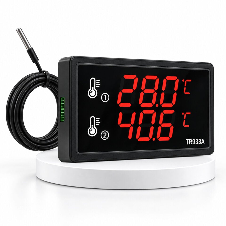 Luvinka TR933A Led Sıcaklık ve Nem Ölçer olarak ( problu )