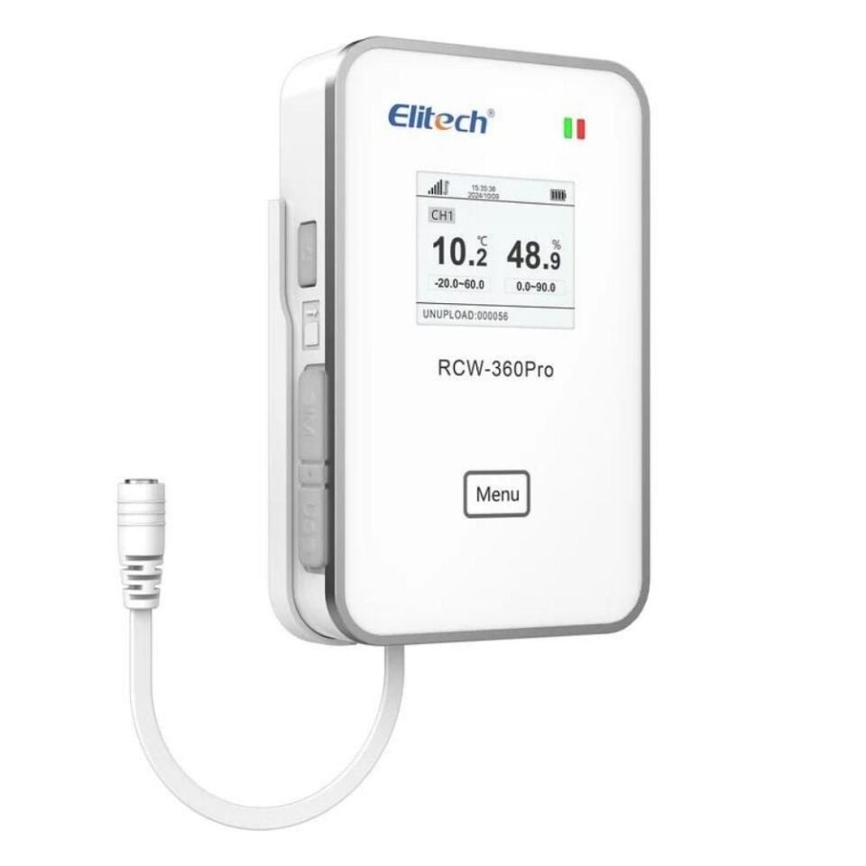 Elitech RCW-360 Pro Takip Özellikli Sıcaklık ve Nem Kaydedici Datalogger