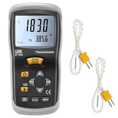 Cem DT613 K Tipi Prob Bağlanabilen 2 Kanallı Termometre