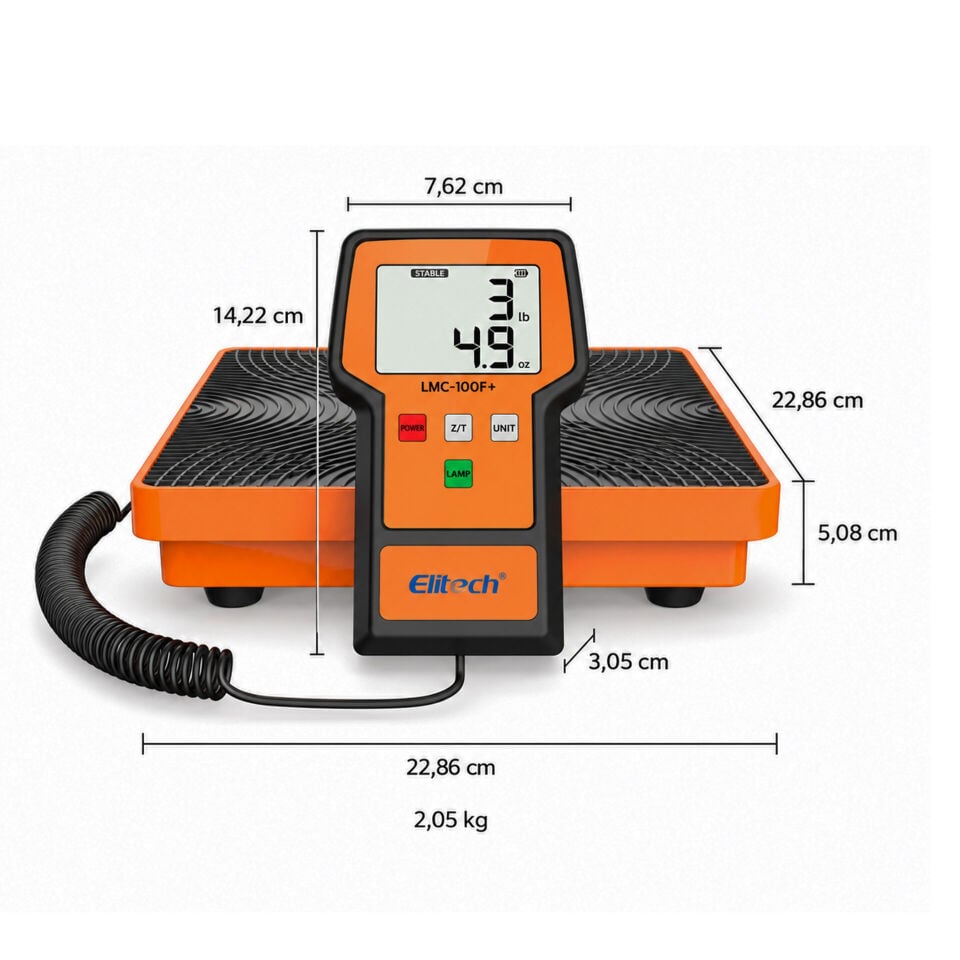 Elitech LMC-100F+ Kablolu Dijital Gaz Terazisi ( 50 KG )