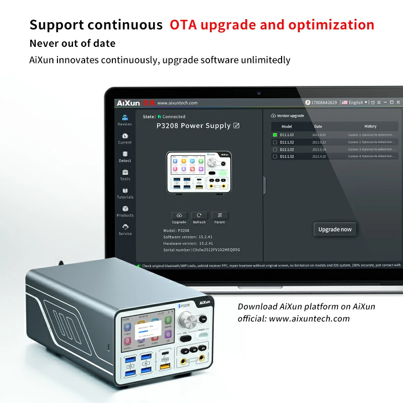 AiXun P3208 320W Akıllı Regüleli Güç Kaynağı 32v 8a