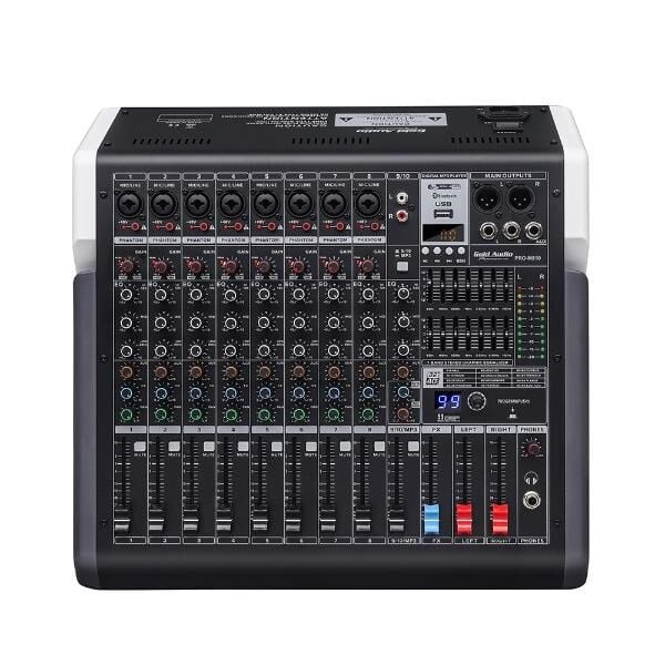 Gold Audio PRO-M 810 10 Kanal Deck Mikser