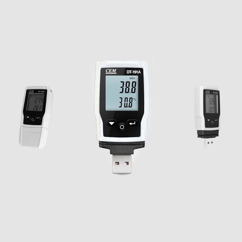 Cem DT191B Datalogger'lı Sıcaklık ve Nem Ölçer