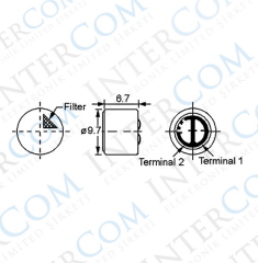 IC-229 Mikrofon Kapsülü 10x7mm