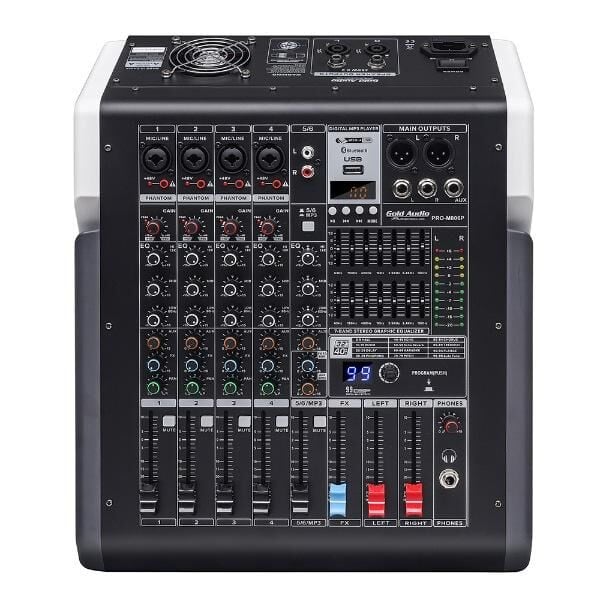 Gold Audio PRO-M 806P 6 Kanal Power Mikser