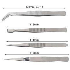 Prolink PY-019 4 Parça Paslanmaz Çelik Cımbız Seti